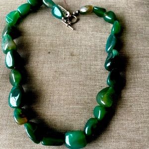 Agate stone necklace
